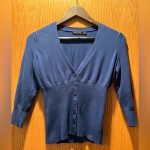 The Limited Navy Knit Sweater